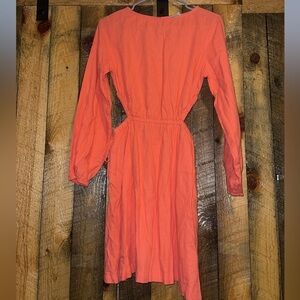 NWT Long sleeve dress with cutouts
